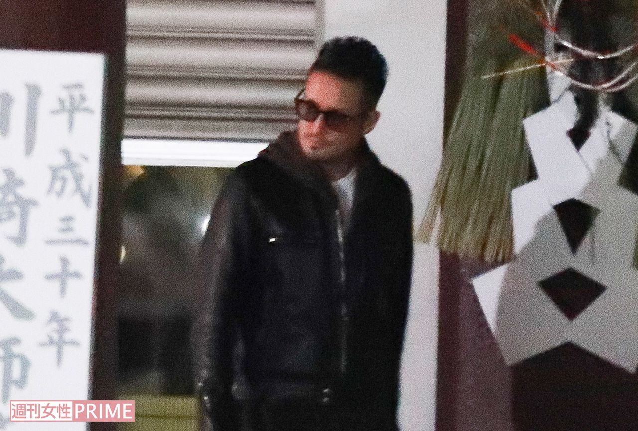 キマっている松岡昌宏（2018年元旦初詣）