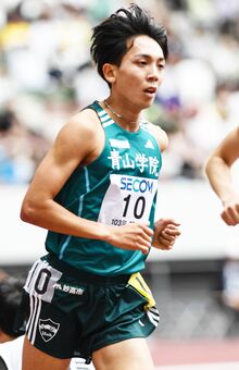 鶴川正也選手（22）青山学院大・総合文化政策学部4年。出雲1区、全日本2区で区間賞と今季絶好調（写真／アフロ）