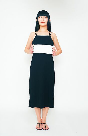 （1）ユニクロのワンピの上から着付けてOK