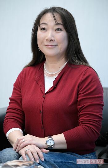 村山由佳さん　　撮影／渡邊智裕