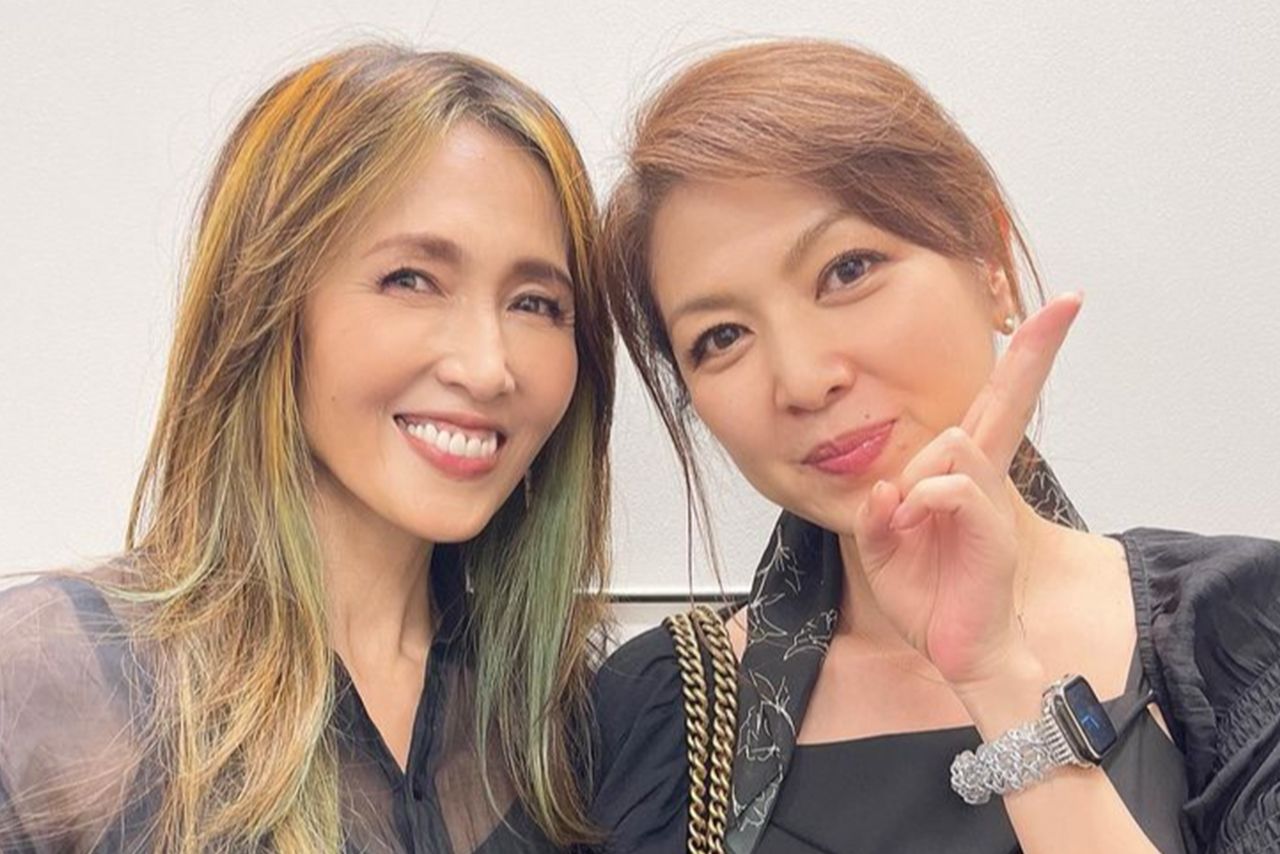 工藤静香と飯島直子（工藤静香のインスタグラムより）
