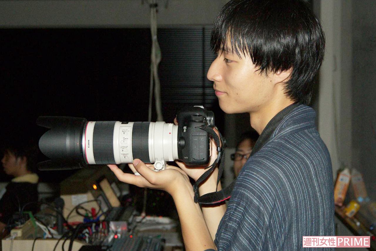 2013年、所属していたミュージカルサークルの公演の写真撮影を担当する