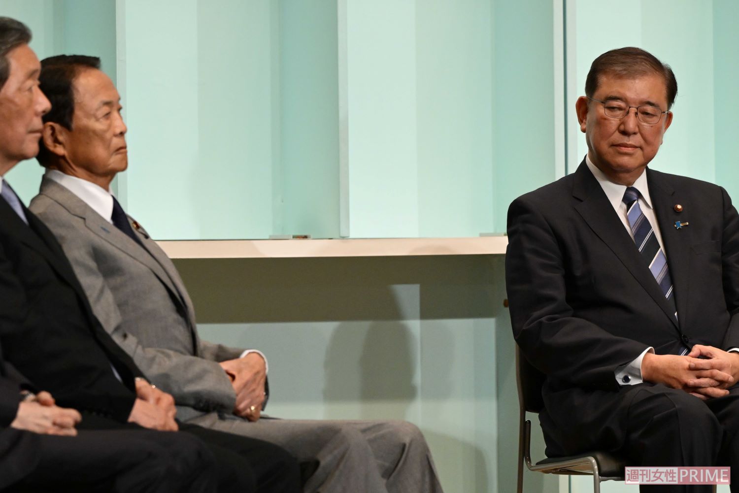 麻生太郎氏は、石破茂氏に対して「拍手しなかった？」と疑問を呈された（2024年）