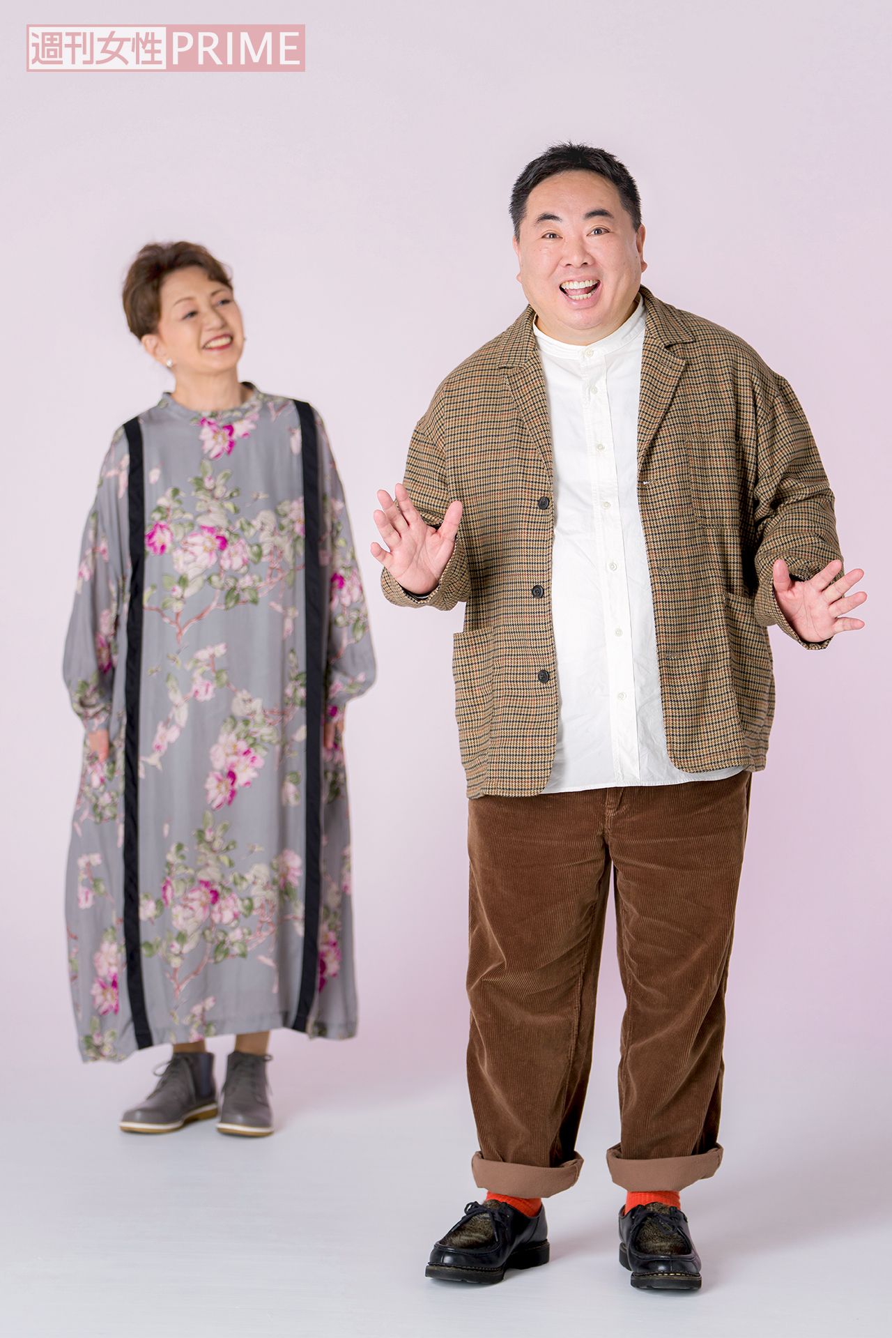 加賀まりこ・塚地武雅　撮影／伊藤和幸