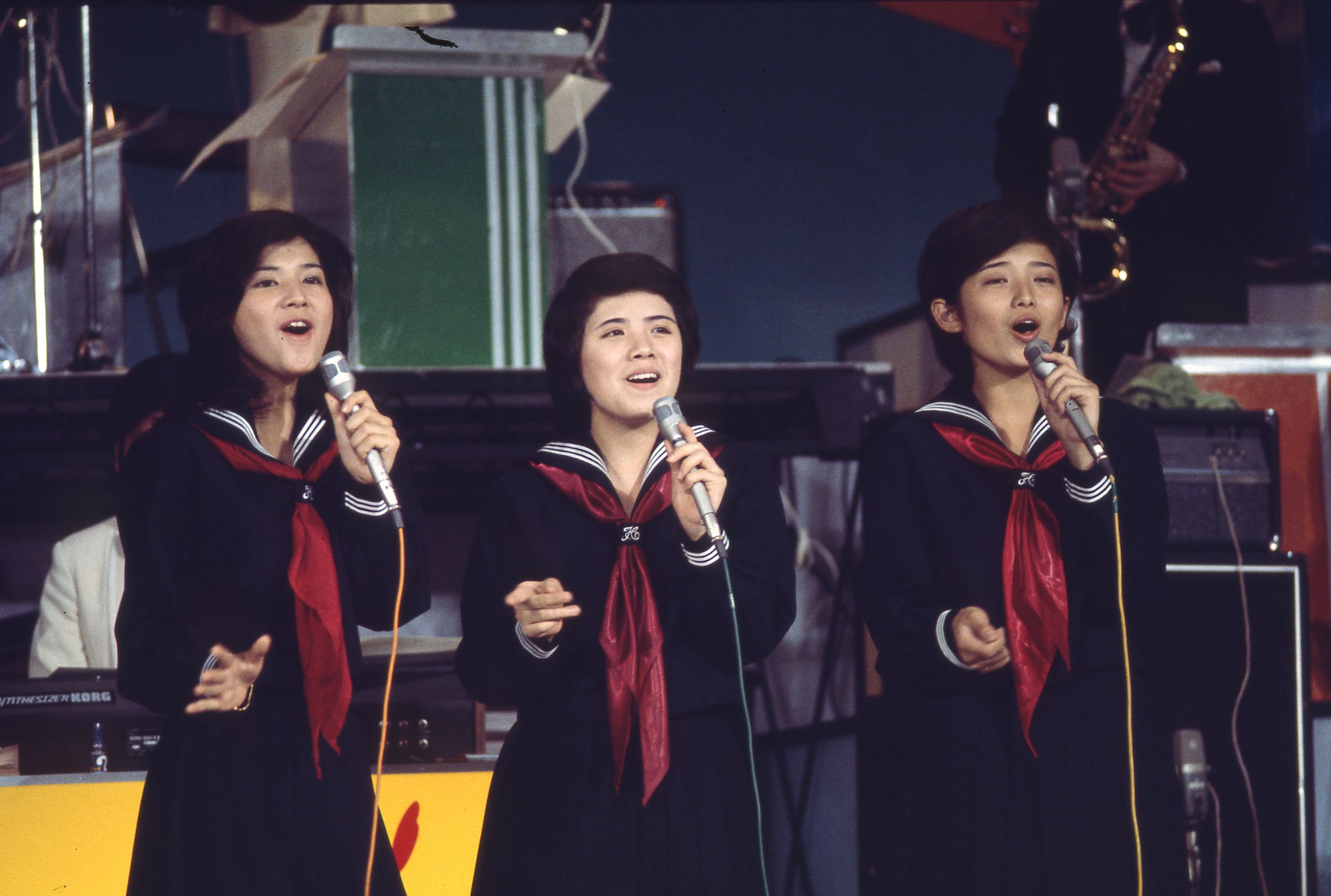 花の中三トリオ（桜田淳子、森昌子、山口百恵さん）