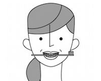 脳に口角アップを形状記憶させる“歯ブラシエクササイズ”