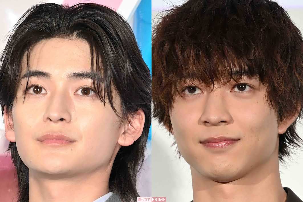 左から高橋文哉、鈴木仁