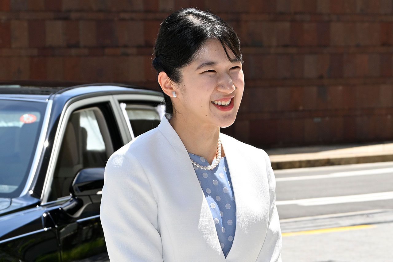 8月20日、フェルメールの特別展のために大阪を訪問された愛子さま