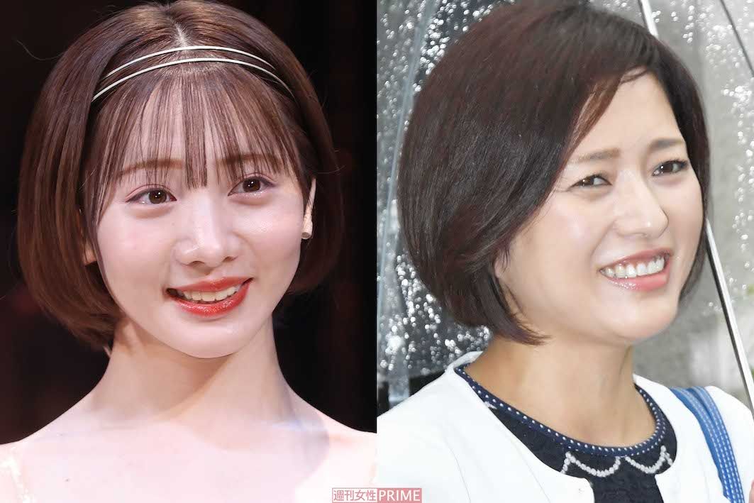 左から能條愛未と義母の三田寛子