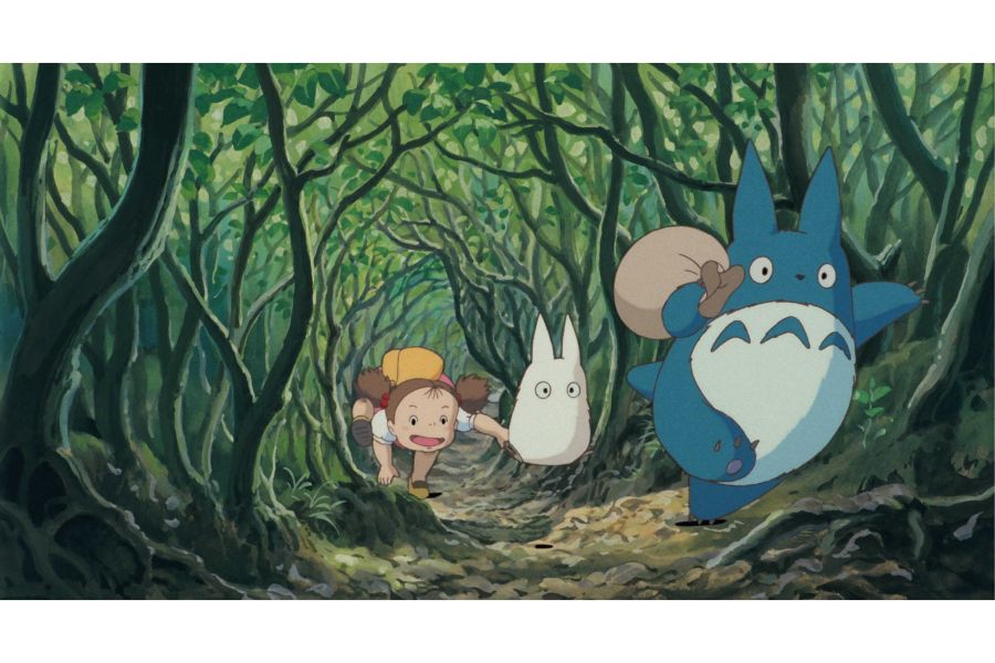 となりのトトロ作品画（スタジオジブリホームページより）