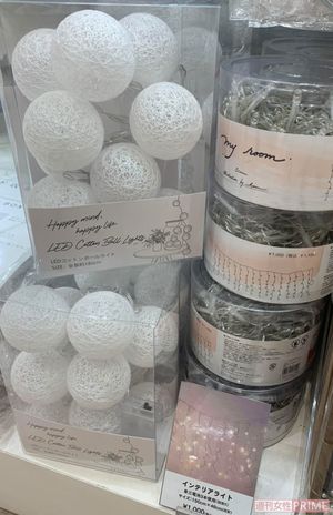 スリコのライト2種は電池で光る簡易版。こういうのでいいんだよ、こういうので（井之頭五郎風に）