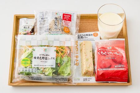 PFCバランスで組み立てた1日1500kcalメニュー例【昼】