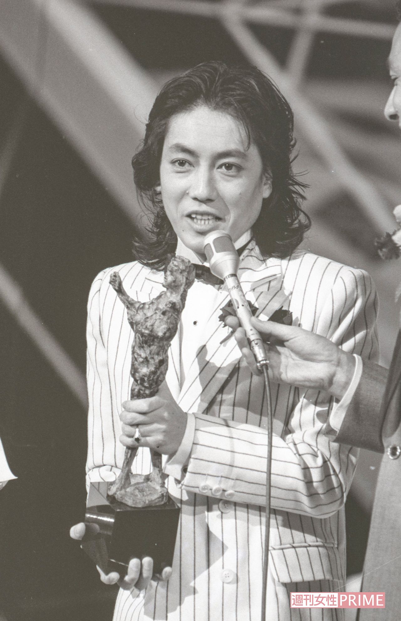 『LOVE（抱きしめたい）』で日本レコード大賞最優秀歌唱賞を受賞（'78年撮影）　写真／週刊女性写真班