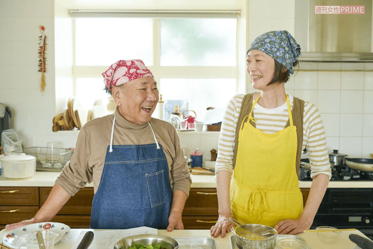 「もうアシスタントやめてやる!って何回も言ったことある（笑）。でも、まさみちゃんには〝お父さん、これじゃダメ!〟って叱られながら、いろんなこと教わったからね。感謝してるよ。ケンカもこやしにして、前より回数は減ったかな？」と笑い飛ばすまさるさん