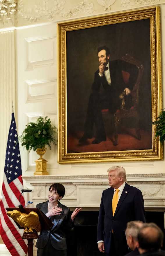 高市早苗首相とアメリカのドナルド・トランプ大統領（ホワイトハウスの公式サイトより）