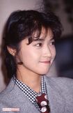 『十年愛』制作発表に参加する田中美佐子(1992年9月)
