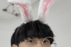 2023年の目標と共にアップしたうさぎ耳を付けた大石昌良(公式インスタグラムより)