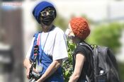 永山瑛太、今年は青い！妻・木村カエラと参加の小学校“運動会コ…