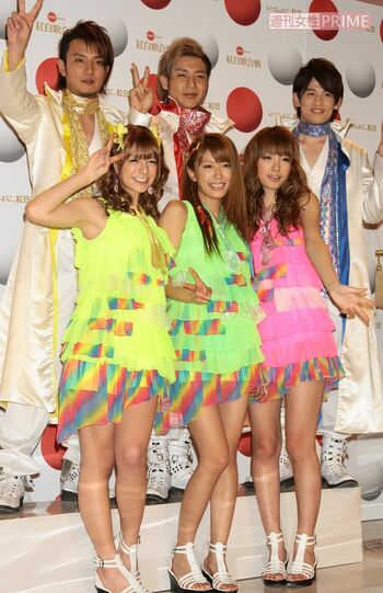 2008年の紅白では、『Pabo』と初出場を決めた『羞恥心』