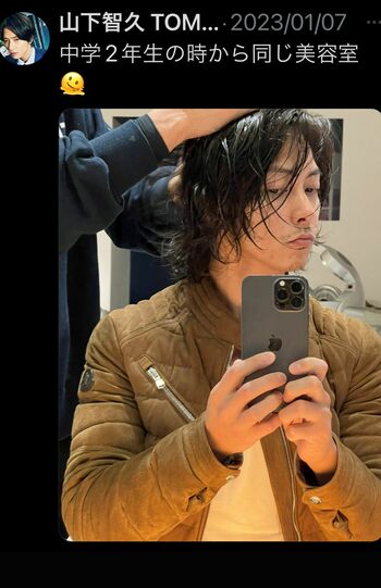 今年1月に20年以上通う美容室があると明かした山下智久。浮気しないタイプ!?