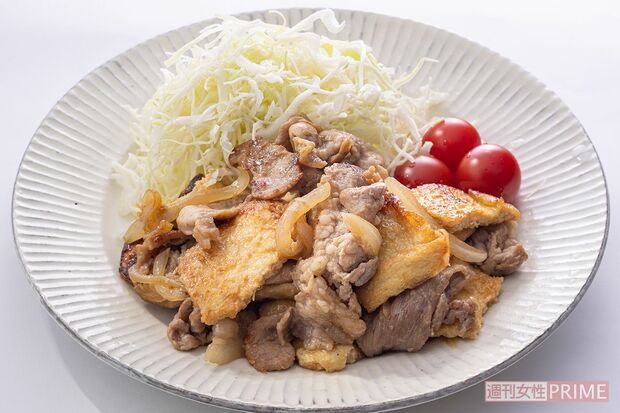 お揚げ入り豚のしょうが焼き（撮影／廣瀬靖士）