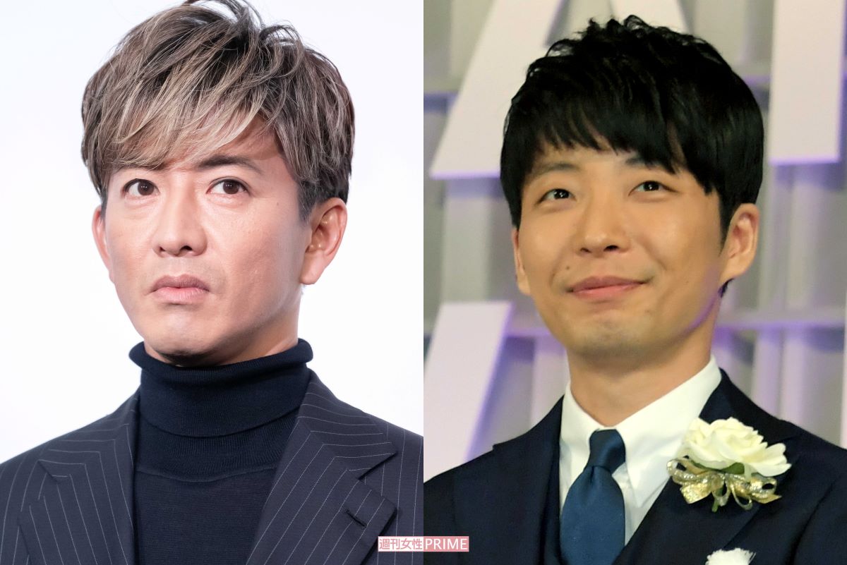 木村拓哉（左）と星野源