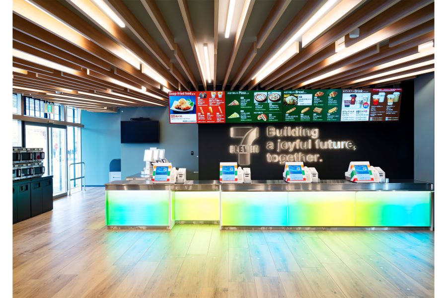 関西・大阪万博会場内にオープンするセブン-イレブン店舗（公式ホームページより）