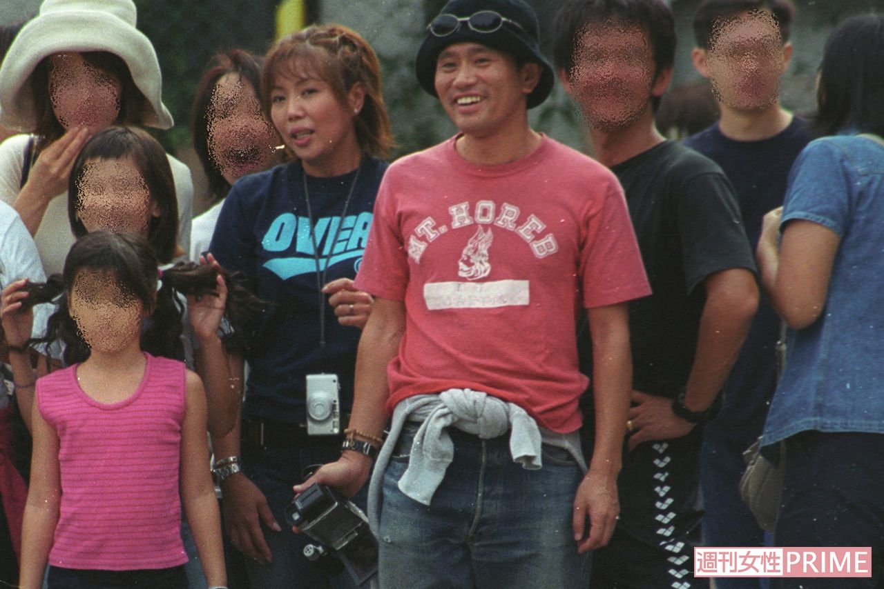 息子の運動会に来た、浜田雅功と小川菜摘