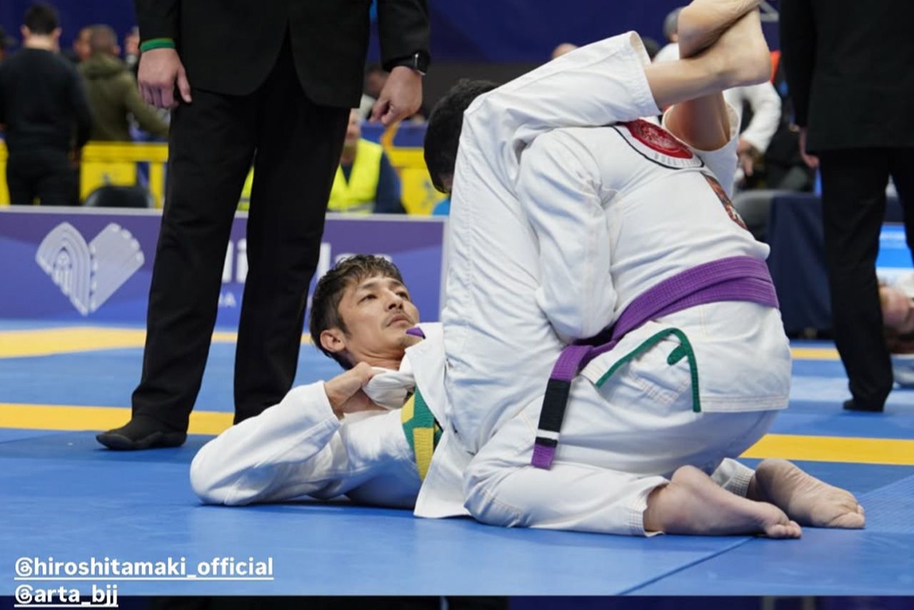 「ARTABJJ」の公式インスタグラムには、玉木宏が出場した試合の様子がアップされて