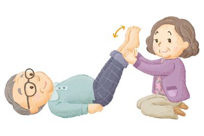 足の血色を比較