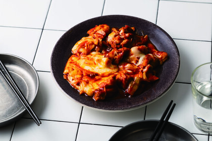 チーズタッカルビ（撮影／よねくらりょう）