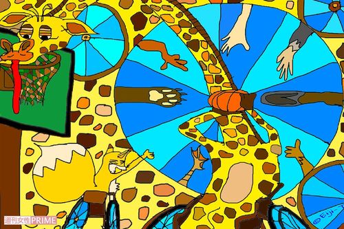 色鮮やかで、今にも動き出しそうな躍動感のあるイラスト。パラスポーツの魅力を伝えてくれる