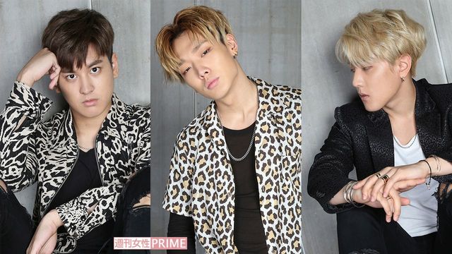 チャヌ（18）BOBBY（20）ドンヒョク（19）撮影／坂本利幸