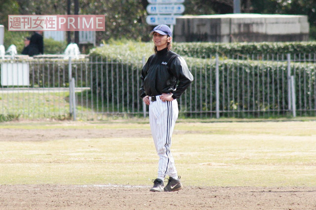 2006年4月、ジャニーズチームで草野球を楽しむ堂本光一3