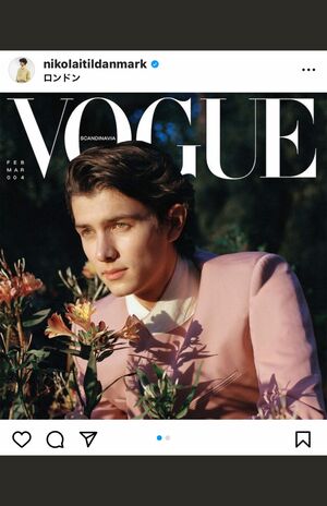 デンマークのニコライ閣下（インスタグラムより）