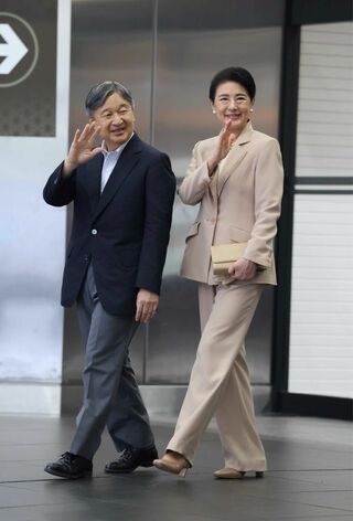 9月4日、京都駅に到着された両陛下