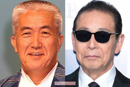 NHK『テレビファソラシド』で加賀美さんを司会に抜擢した永六輔さん（写真左）と、一緒に司会を務めたタモリ（79）