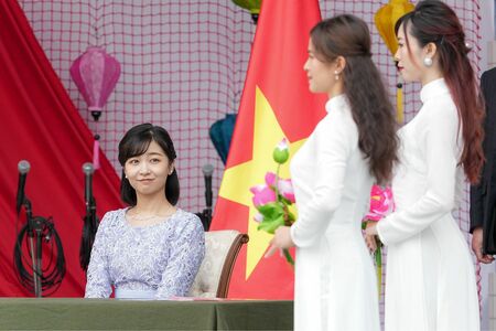 『ベトナムフェスティバル2023』に出席された佳子さま　撮影／JMPA