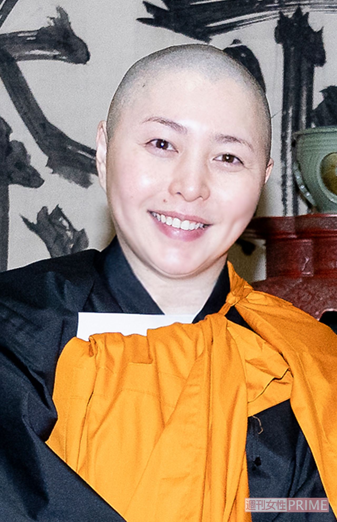 日向琴子さん  ラブホテル評論家、コラムニスト、漫画家、Webテレビ局の経営など多彩に活躍。2020年末に仏教の高野山真言宗別格本山「清浄心院」で行われた得度式にて出家