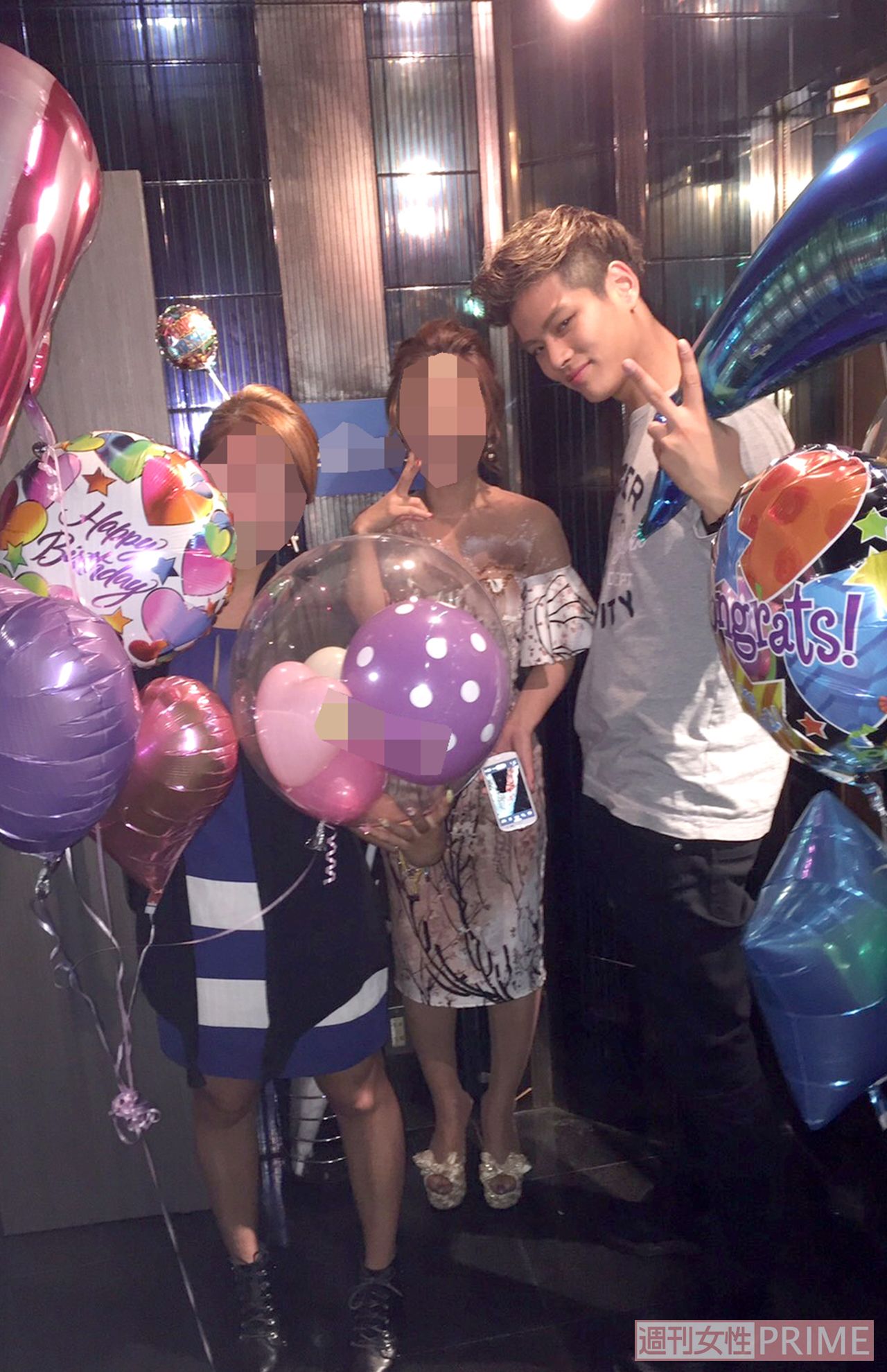 '15年、A子さんの店に飲みに来たApeace時代のドゥファン