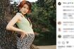 お腹が大きくなった様子をインスタにアップするコムアイ