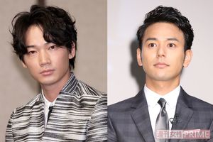 映画『怒り』でカップルを演じた綾野剛（左）と妻夫木聡（右）