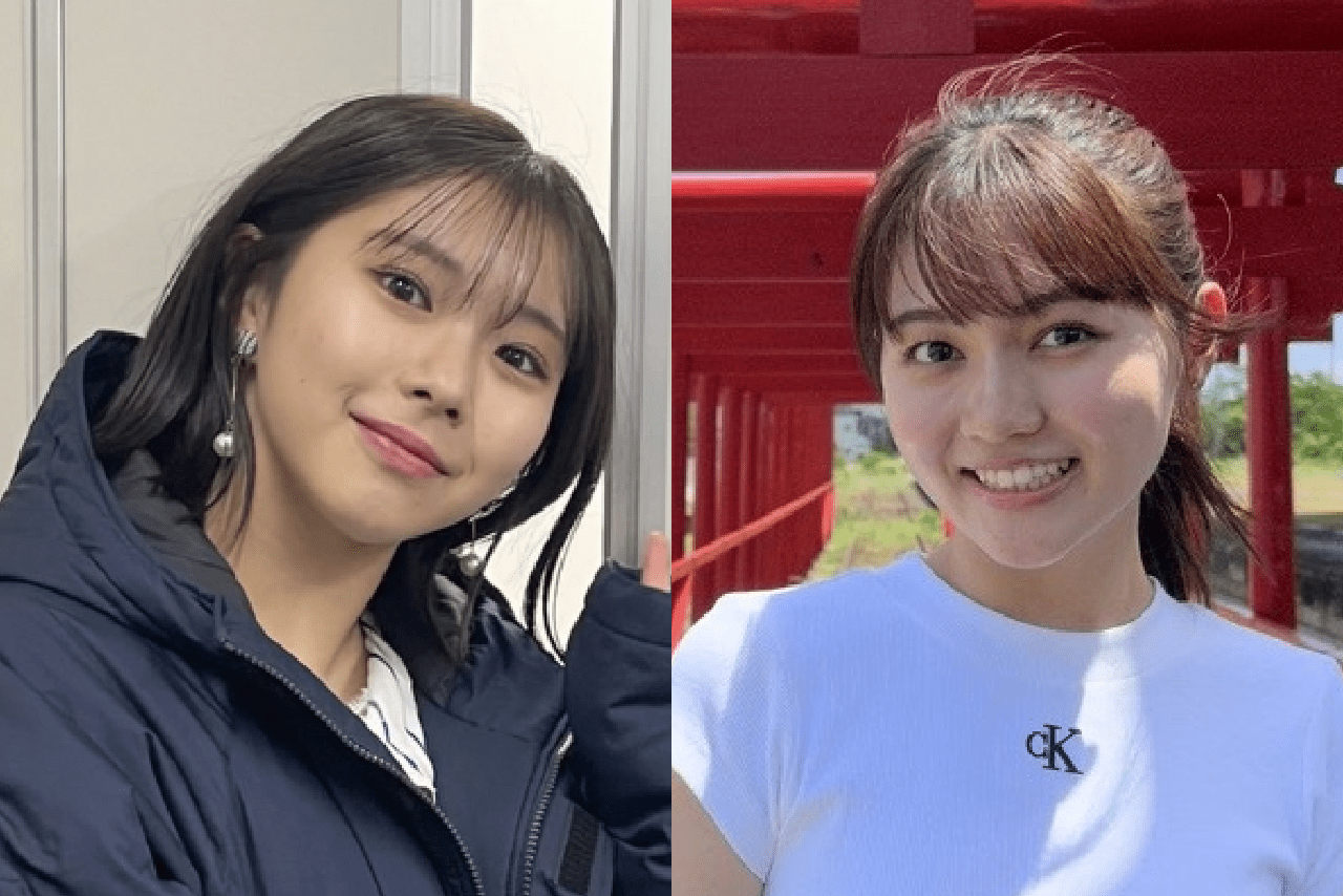 左から阪神や中日で活躍した久慈照嘉の長女・久慈愛、名キャッチャー・細川亨の娘・細川愛倫（公式Xより）