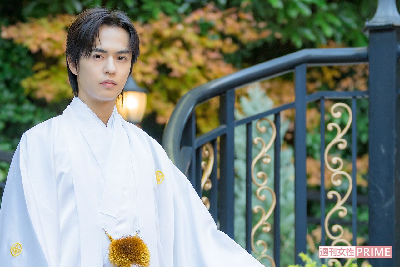 オスカープロモーション２０２５年新春晴れ着撮影会にて奥野壮。ジュノン・スーパーボーイ・コンテストから7年がたった　撮影／伊藤和幸