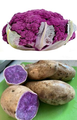 紫カリフラワーや紫芋などに含まれるアントシアニンには、体内の有害物質をデトックスする作用もある（写真はイメージです）