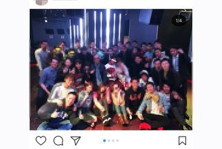 インスタで公開された「サプライズパーティー」の様子