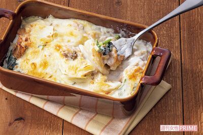 鮭缶ポテトグラタン　撮影／廣瀬靖士