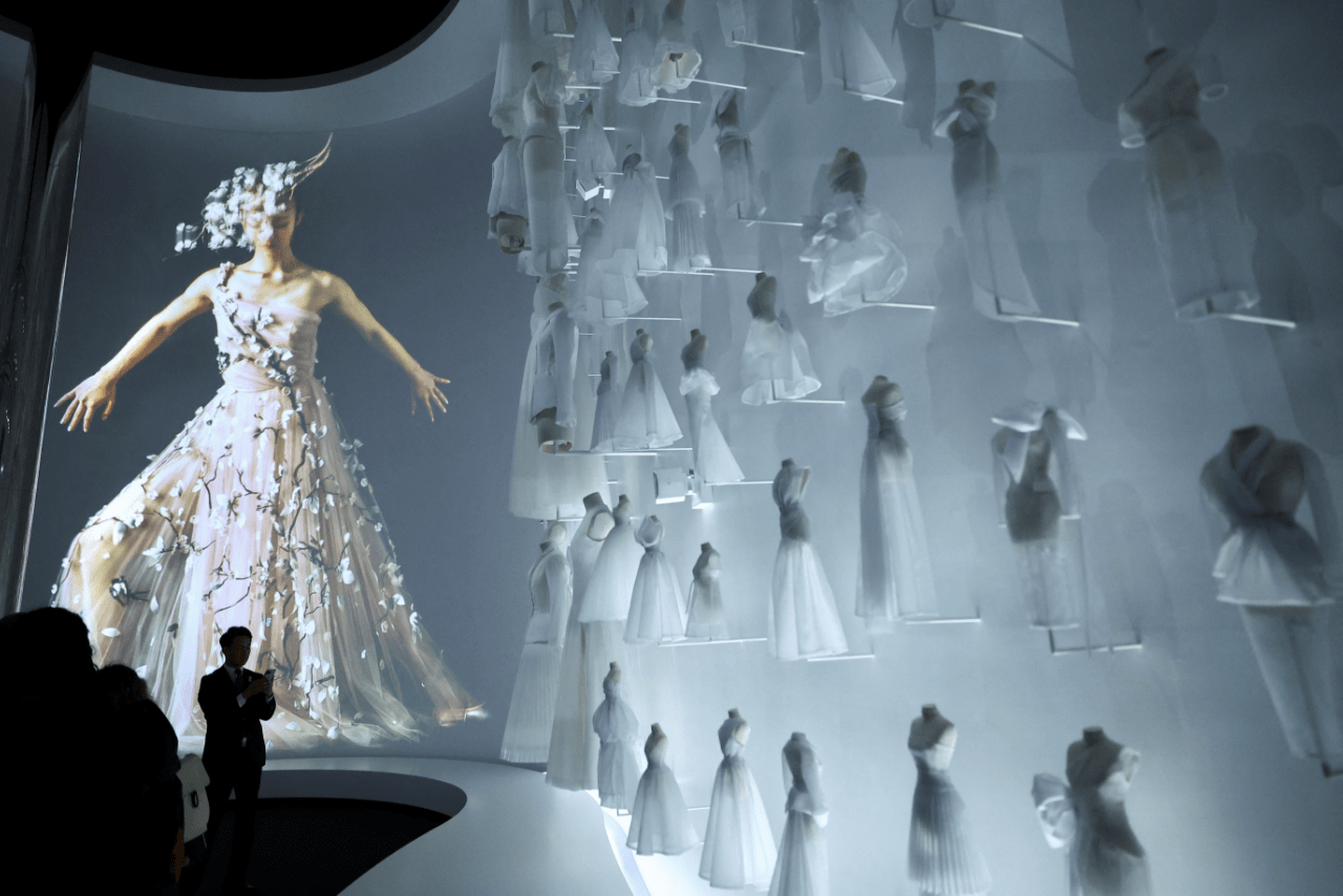 洗練された展示のフランス館