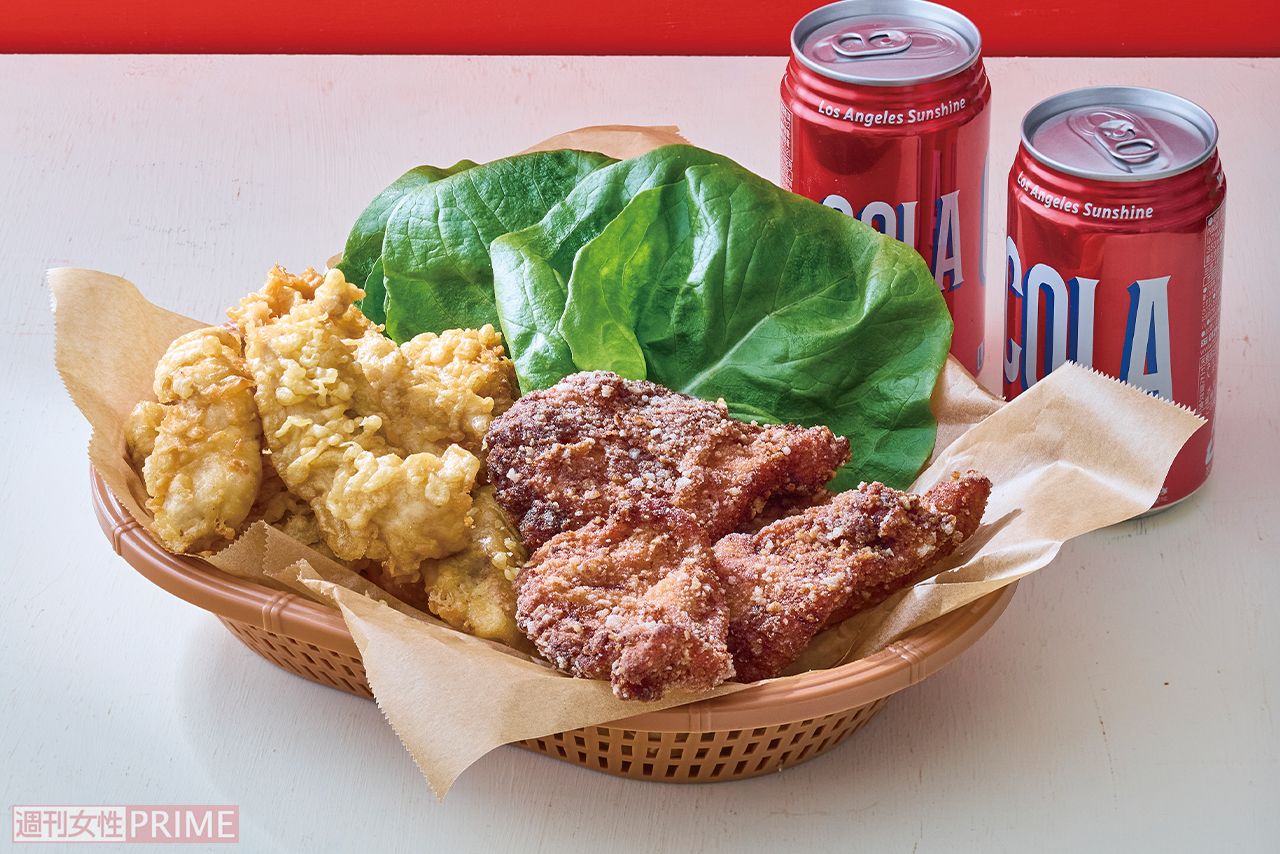 モスバーガー風 モスチキン＆ケンタッキーフライドチキン風 カーネルクリスピー　撮影／廣瀬靖士