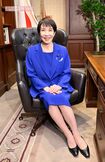 結党以来初の女性総裁に選出された高市早苗氏(2025年10月4日撮影)
